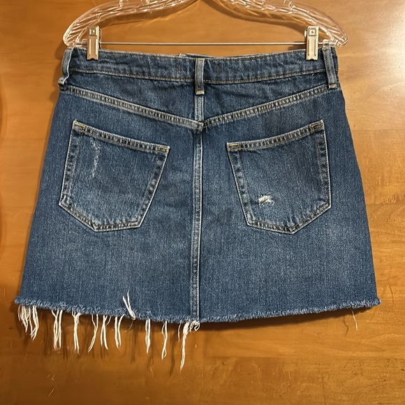 We The Free Denim Mini Skirt Women 30 – OB826306 Distressed Button Fly        
F - Picture 5 of 14
